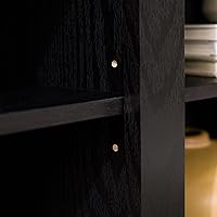 Vista 6 de Soporte Walker Edison Wren Classic para TV de hasta 80 pulgadas, 70 pulgadas con 6 compartimientos, color negro