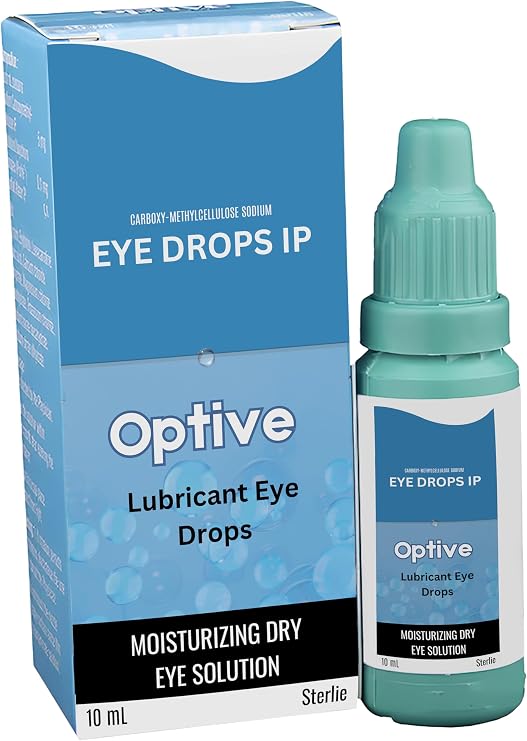 Optive Eye Drops 10ml x 2- Eye Drops for Dry Eye, Lubricant Eye Drops