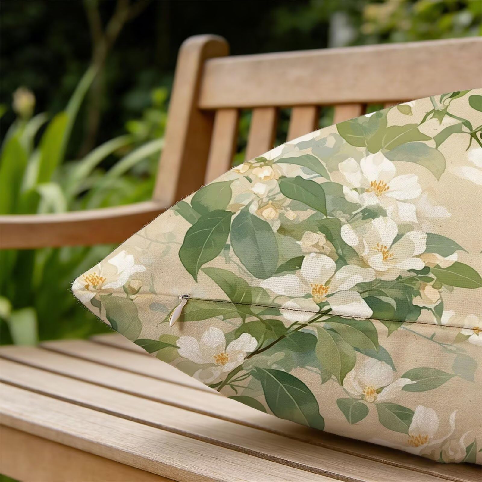 Générique Housse Coussin Exterieur Impermeable 30x50cm Flower Décoratif Taie d'oreiller Decoration Botanique Housse de Coussin Exterieur Impermeable pour Salon de Jardin Lot 2. T-2381