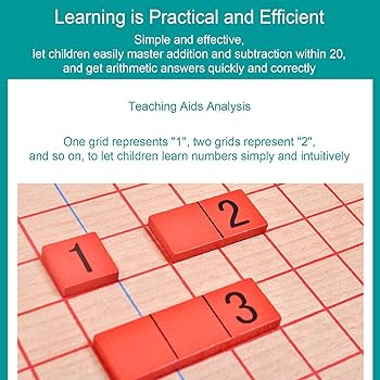 Amazon.co.jp: 計算おもちゃ モンテッソーリ教具 足し算・引き算板 Amazon.co.jp: 計算おもちゃ モンテッソーリ教具 足し算・引き算板