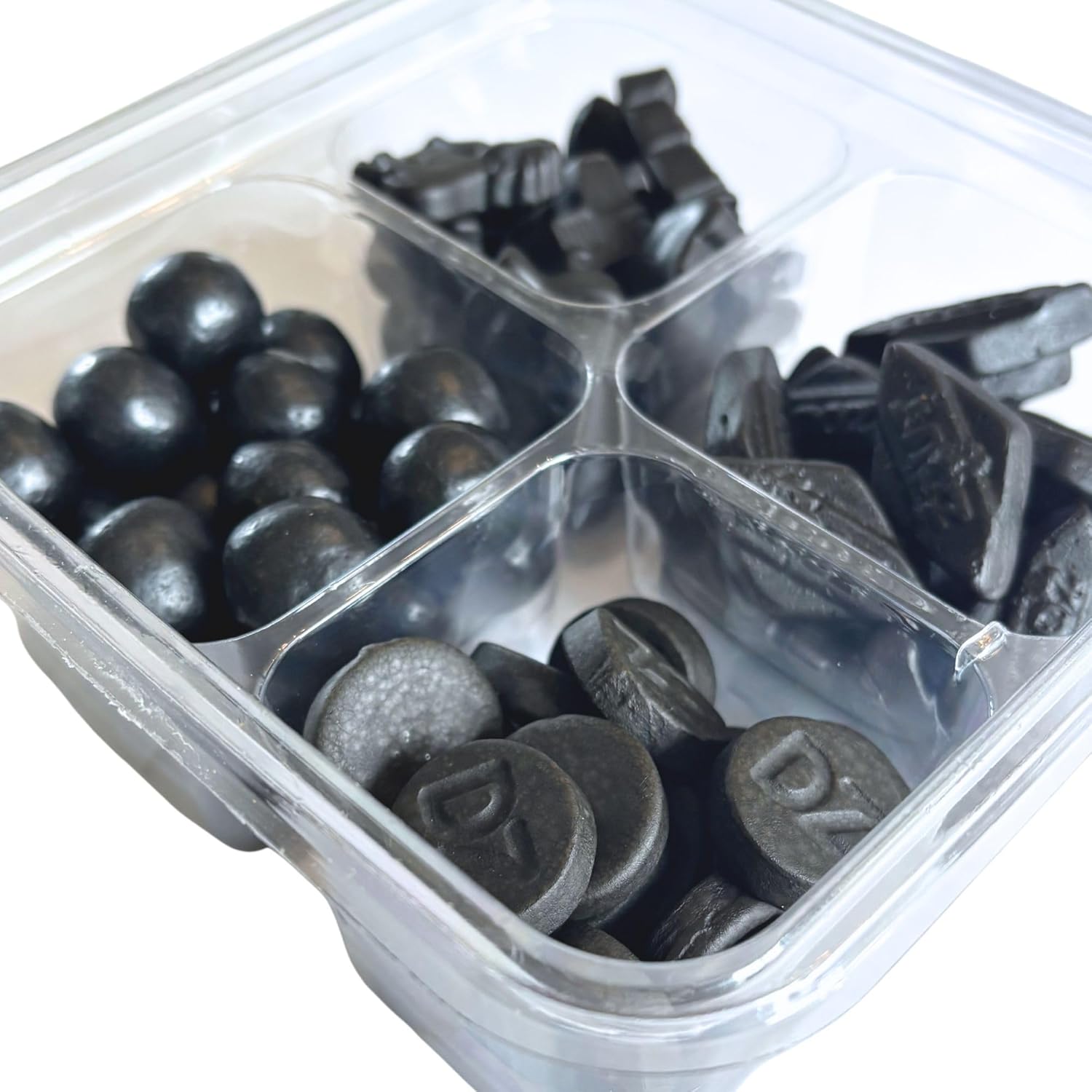 DeReuze Dutch Black Licorice Candy From the Netherlands 2 lbs Sweet and Salty Licorice Sampler Assortment Includes 8 Varieties: Griotten Coins Double Salt Drop and More
