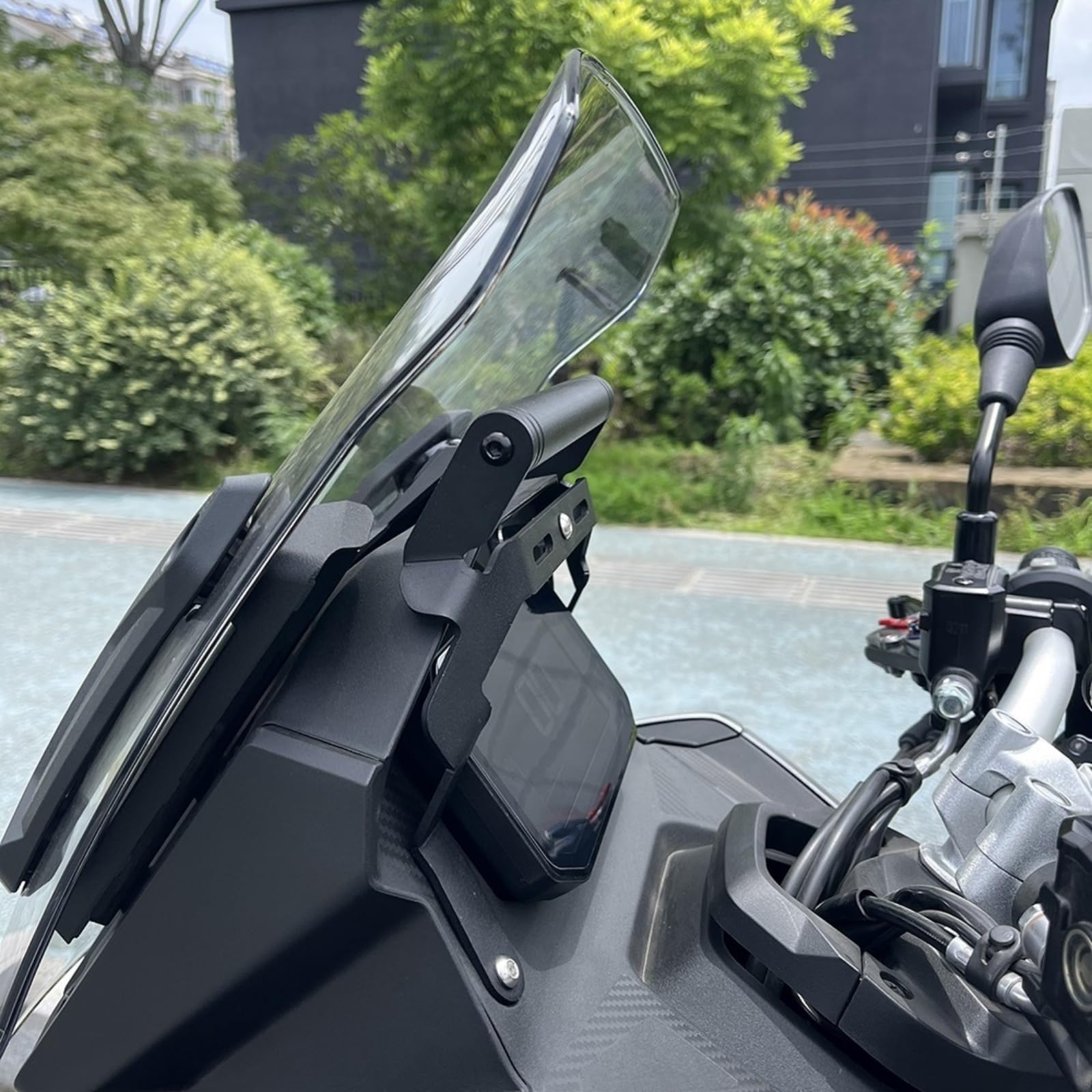 Supporto navigazione per moto per VOGE SR1 ADV 125 SR150S | Staffa antivibrante, anodizzazione