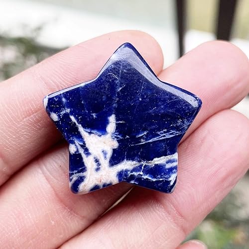 Miniatura 6 de Piedras de cristal de amatista para chakras para curación de reiki, yoga, equilibrio, meditación, pulida, mini bolsillo de piedra de palma de 1