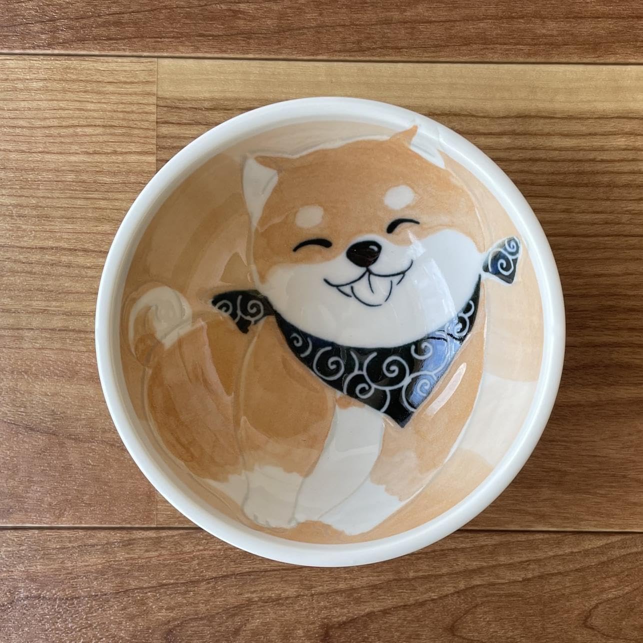Laughing Inu Rice Bowl – Lightweight Porcelain