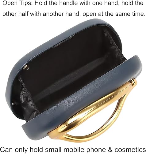 Vista 73 de Bolso cruzado de cadena de moda para mujer, bolso de hombro, bolso de mano acrílico para boda, bolso de noche de concha, clutch formal Un mármol