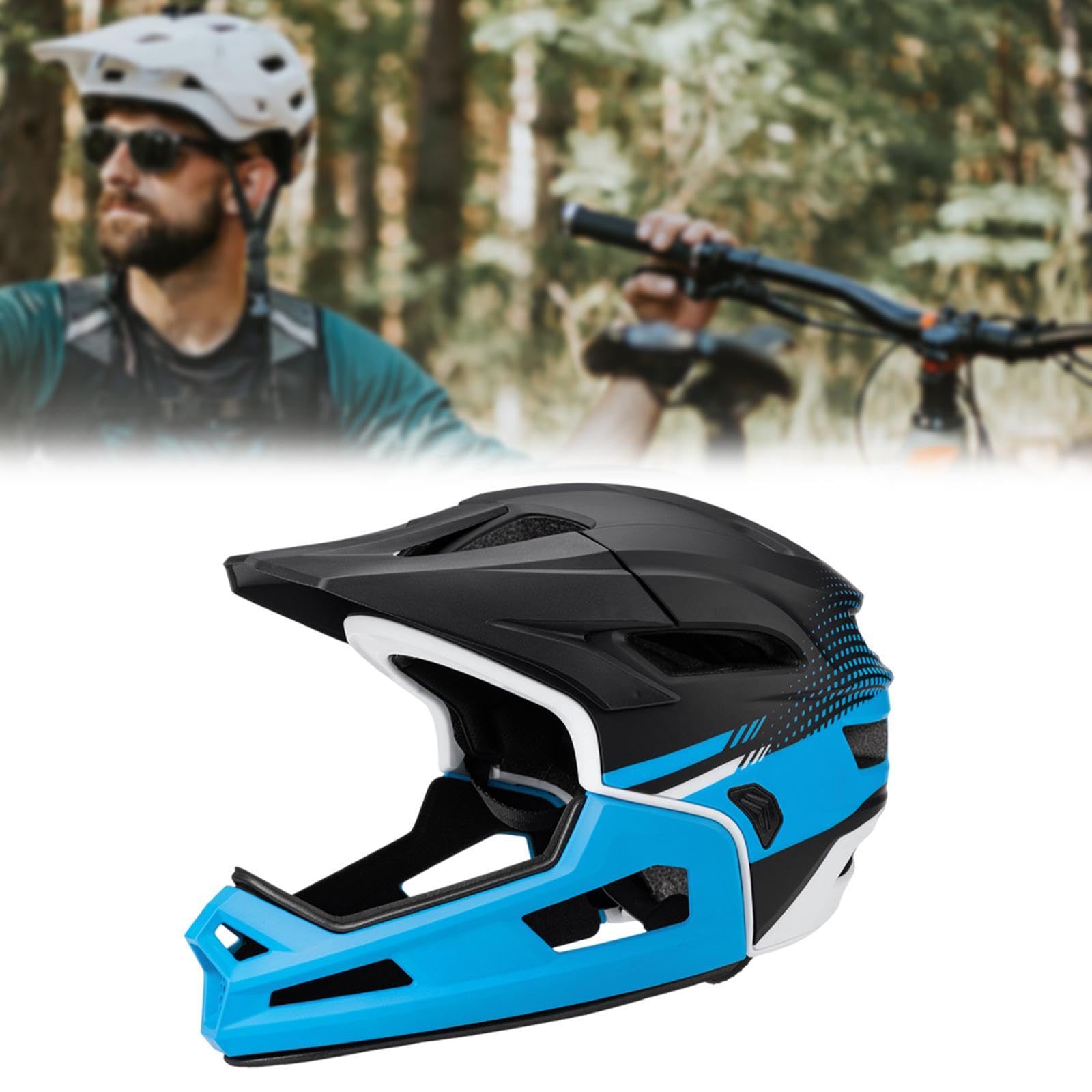 Casco Integrale per Bici, caschi da Ciclismo, Attrezzatura per Ciclismo, Casco Regolabile per Uomo e Donna, per Ciclismo, Sport all'Aria Aperta