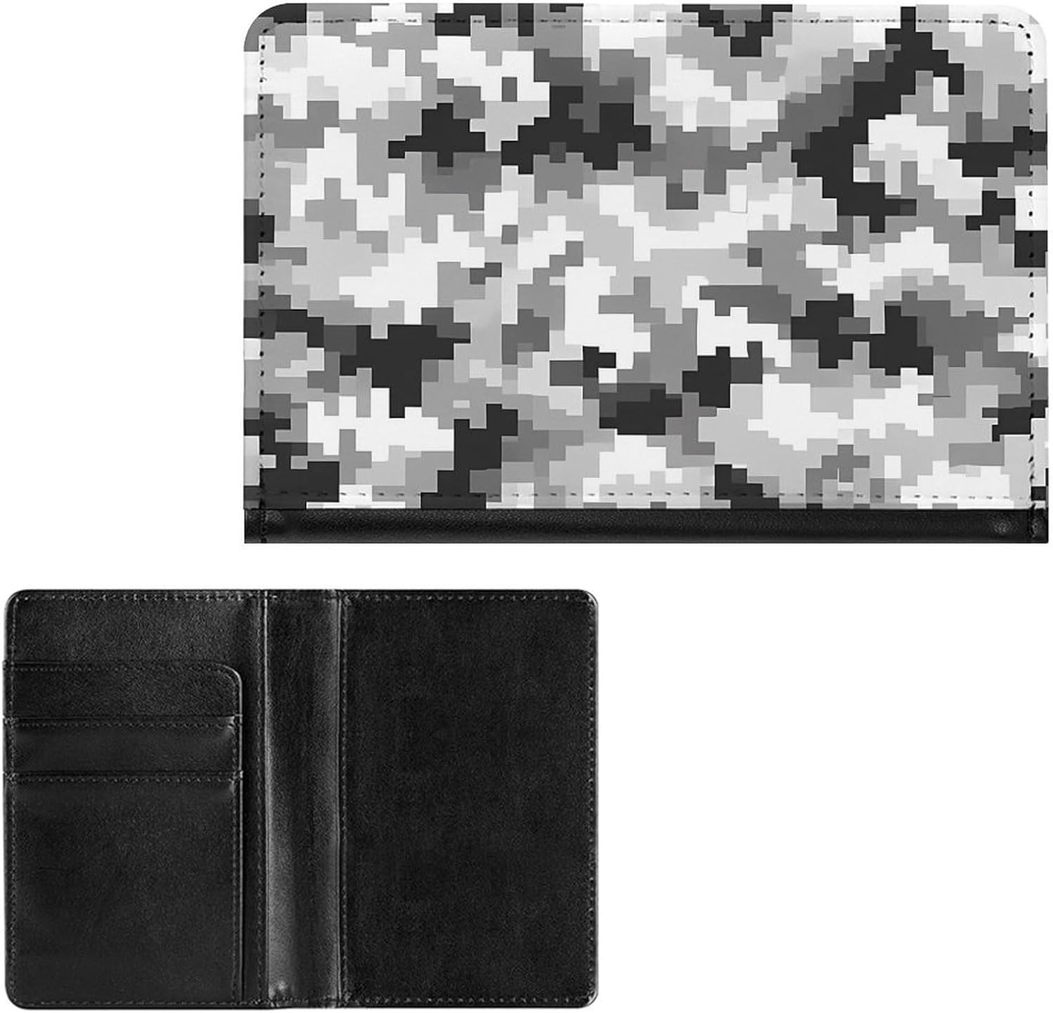 Camouflage Print Passport Holder Travel Passport Cover Portable Passports Wallet for Travel Business
