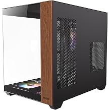 Antec CX800 Wood ARGB Mid Tower Tempered Glass Black PC Gaming Case
