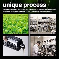 Vista 6 de Champú orgánico para pérdida de cabello Champú para el crecimiento del cabello de 8.45 onzas líquidas para adelgazar el cabello y la caída