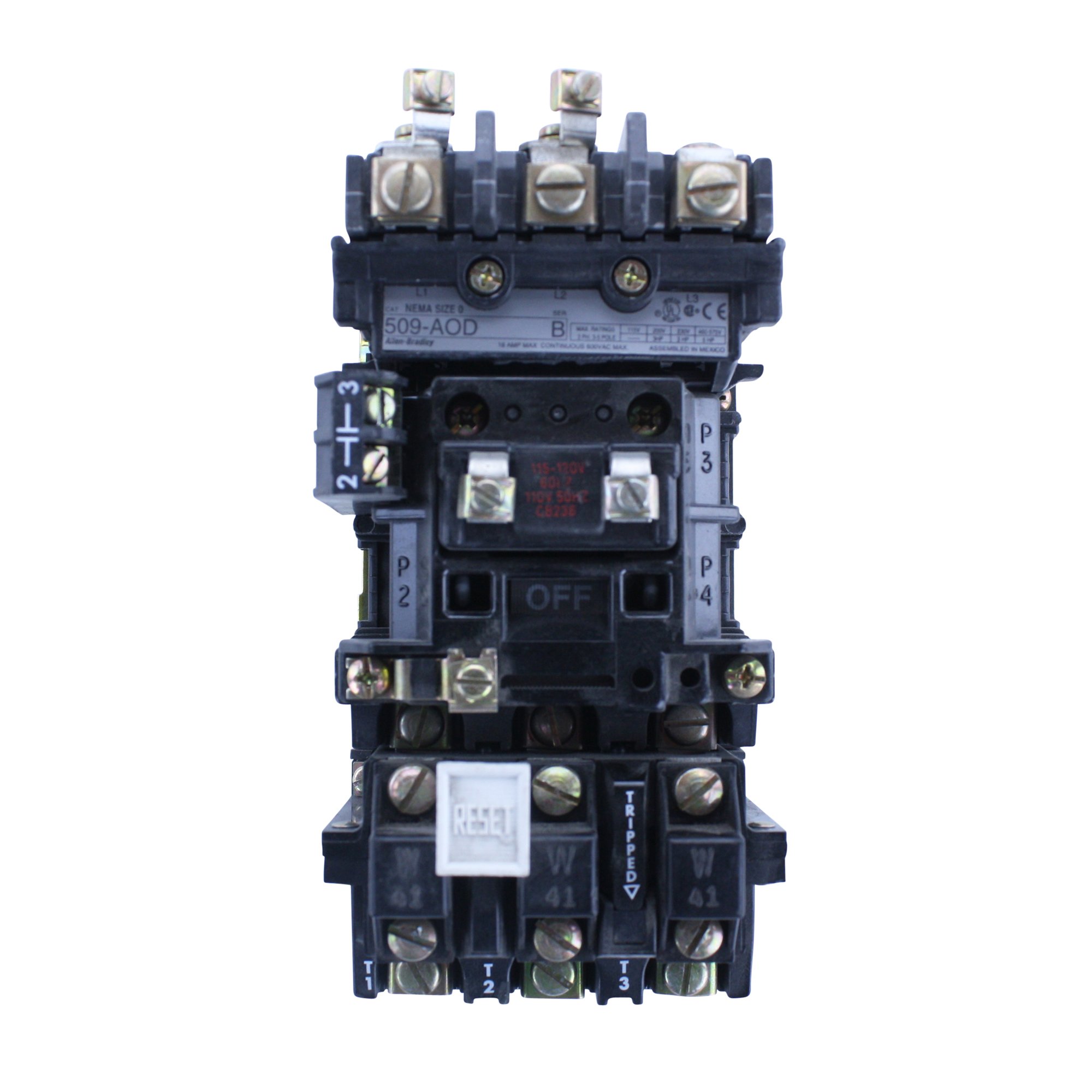 ALLEN-BRADLEY 509-AOD 18A 120V Coil Size 0 Starter