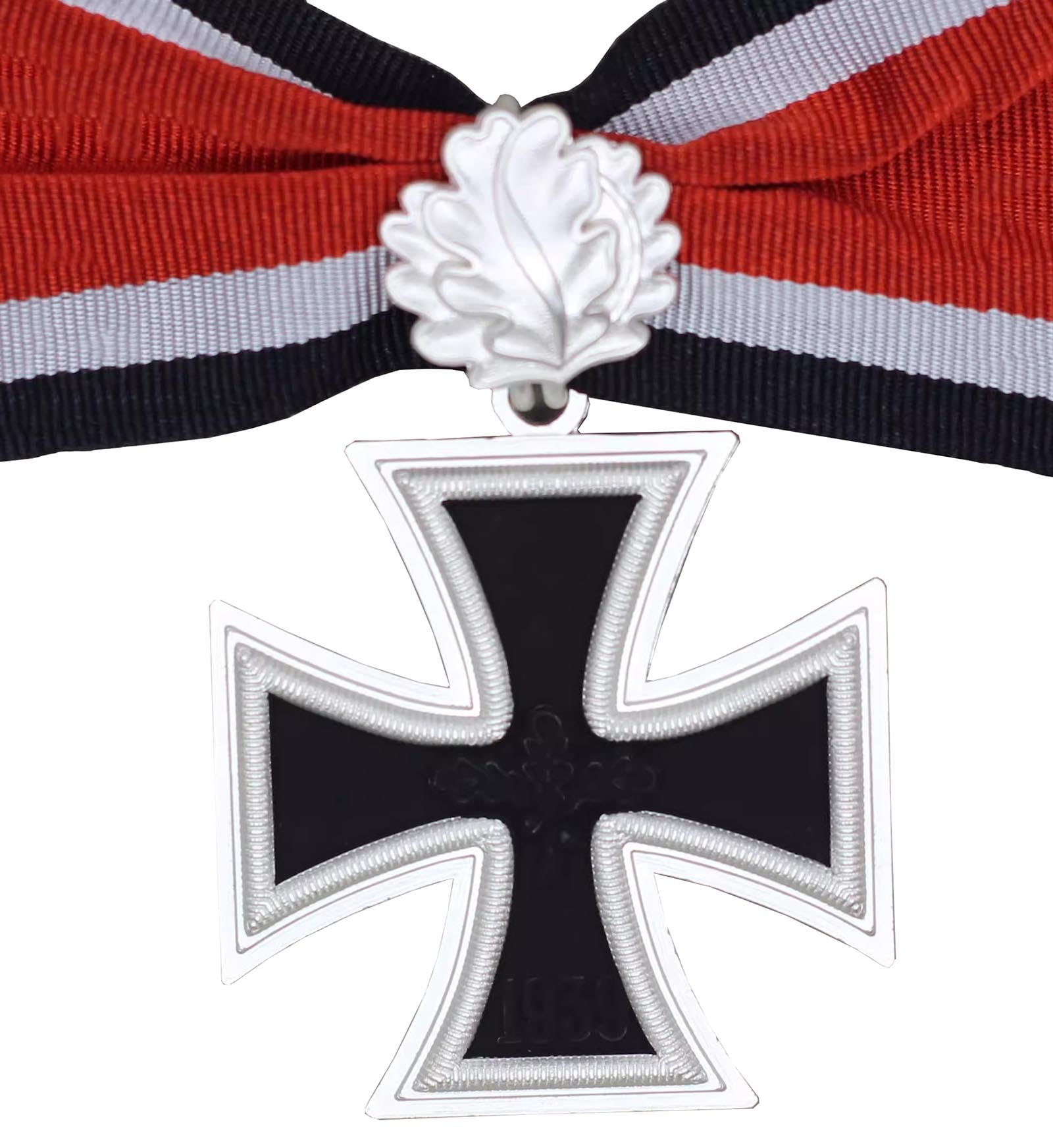 DOGOZ 1957 Knight Iron Cross Double Swords Oak Leaves Medal Brooch Badge,Costume Decoration Prop