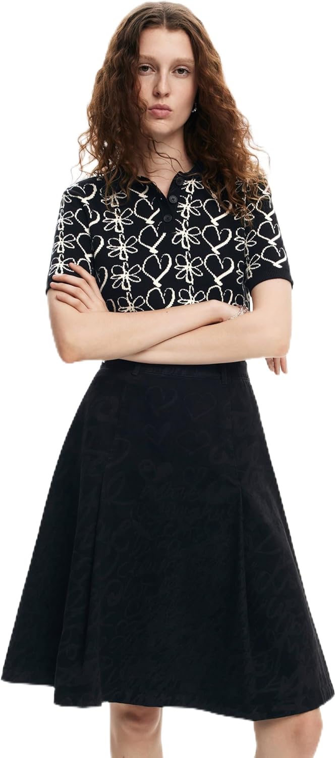 Desigual Women's Woman Woven Skirt Knee