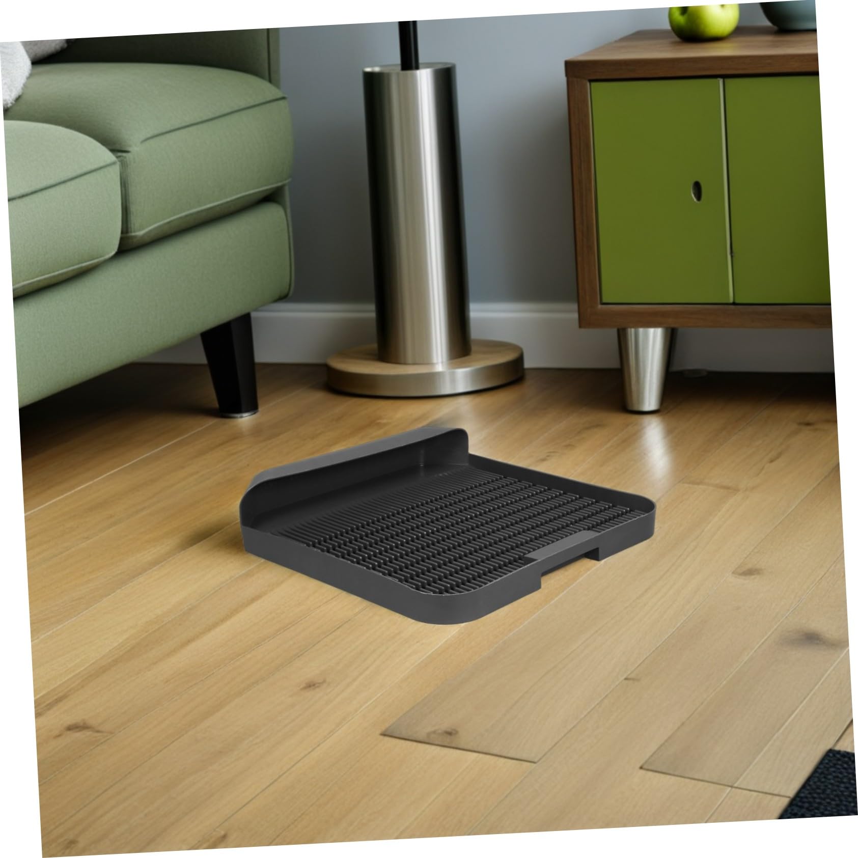 Katze Streumatte Kunststoff Litter Box Matte Rutschfest Leicht Zu Reinigen Streu Auffangmatte Für Katzenklos