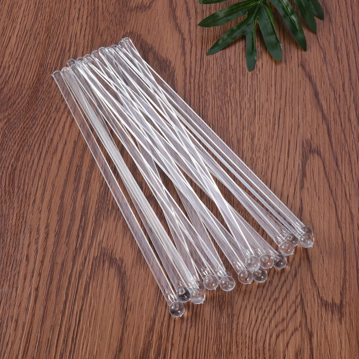 50pcs Head Plastic Swizzle Sticks for Mixing Drinks