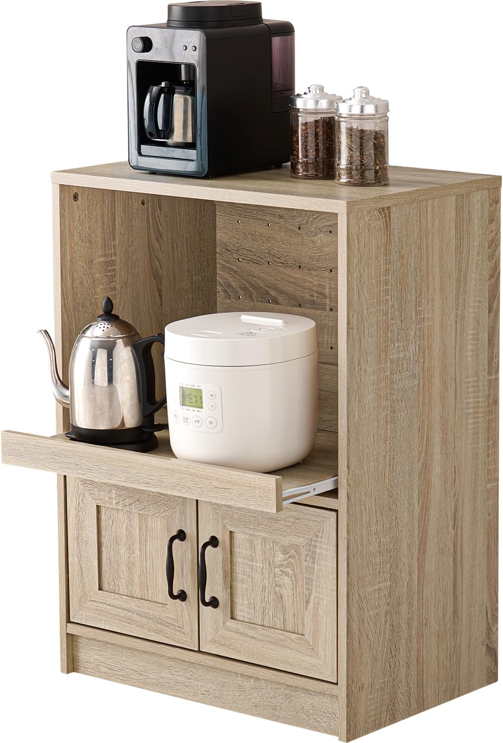 36695 コンロ奥シェルフ幅75 コンロ奥ラック コンロ奥の鍋・フライパン