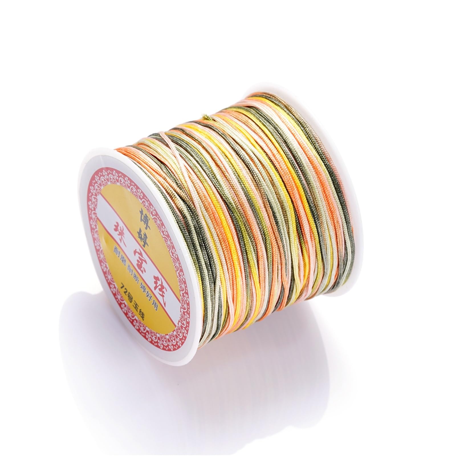 Nylon Cord Thread 10pcs 30M/Roll 0.8mm Nylon Thread Cord Chinese Knot Tassels Cord Bracelet Braided String for Making Bracelet, Necklace, Chinese Knot(Color 13)