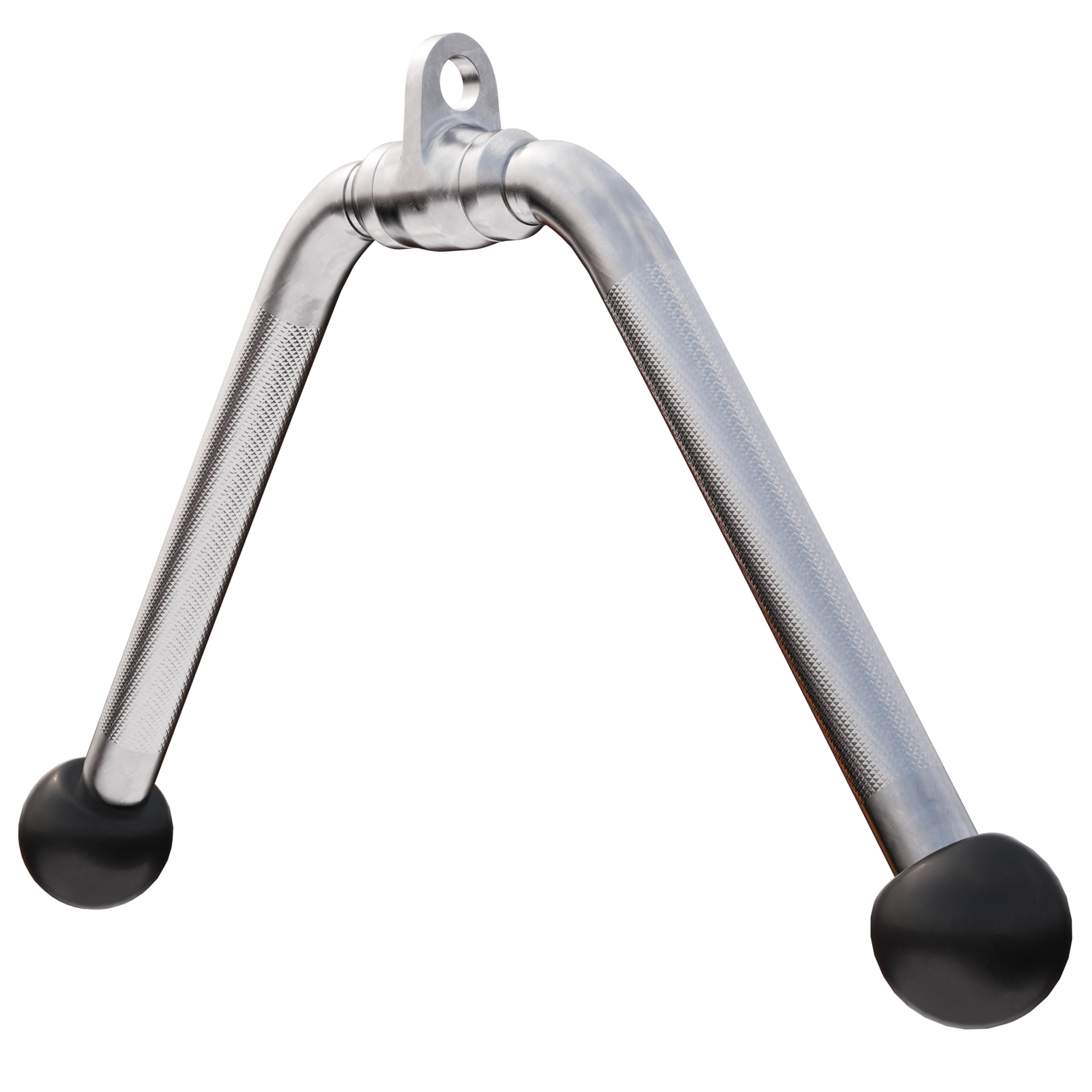 GORILLA SPORTS Poignée Musculation - en forma de V, máx. 200 kg, pivotante conjunto, cromo, acier - Barre tirage para tríceps, accesorio Poulie Musculation, Machine à Câble