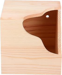 Happyyami 1pc Squirrel Chalet Guinea Pig Hideout Squirrel Feeder Guinea Pig Feeding House Guinea Pig Cabin