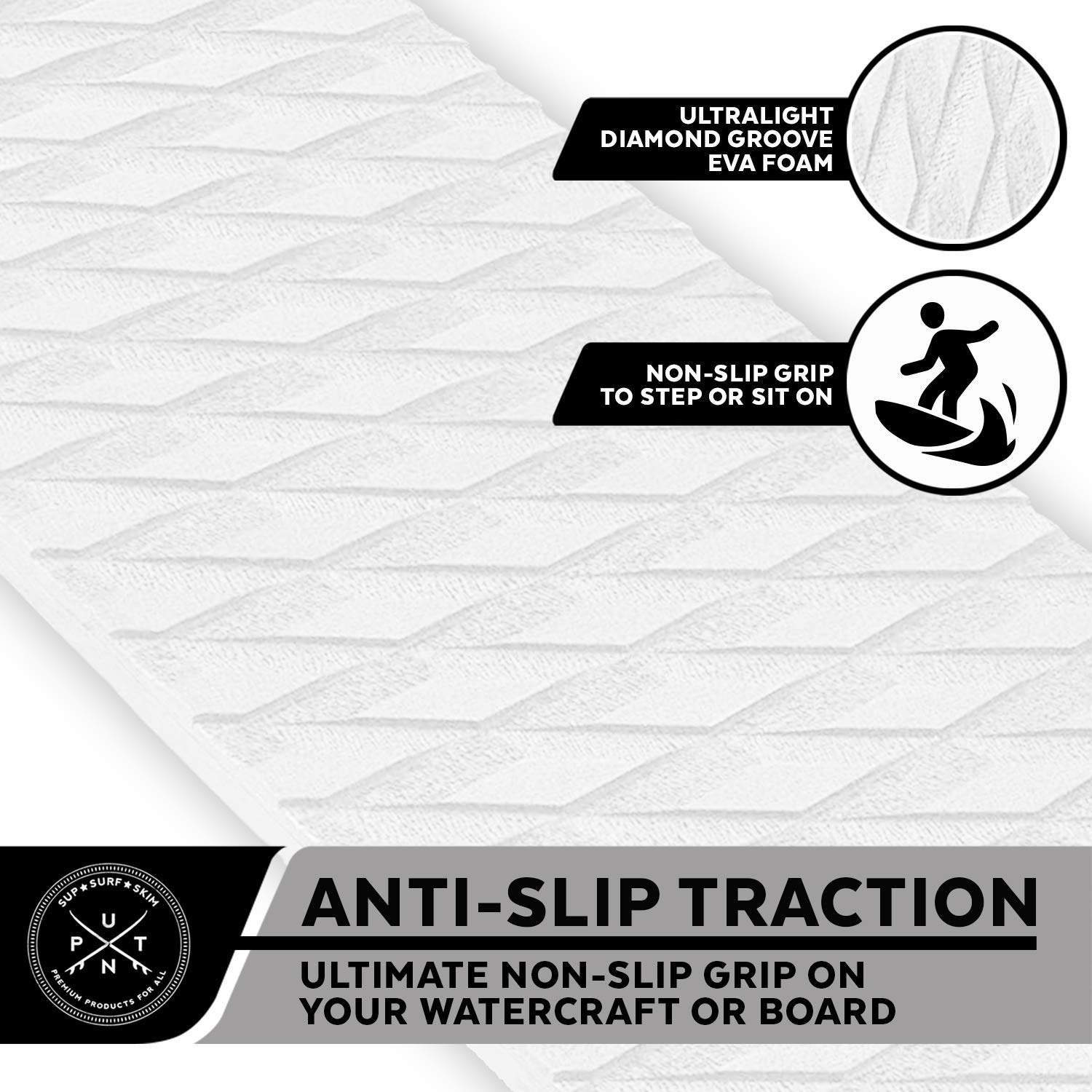 Non Slip Traction Mat NonSkid Marine Boat Flooring & Paddleboard