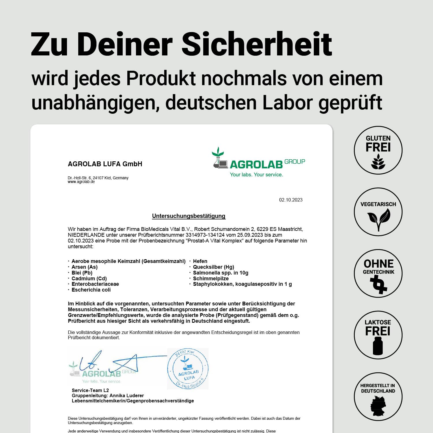 Prostata Komplex Kapseln - 2 Monatsvorrat - Sägepalmenextrakt, Kürbiskernextrakt, Zink, Vitamin D3 & mehr - Prostat-A Vital Komplex in pharmazeutischer, deutscher Qualität