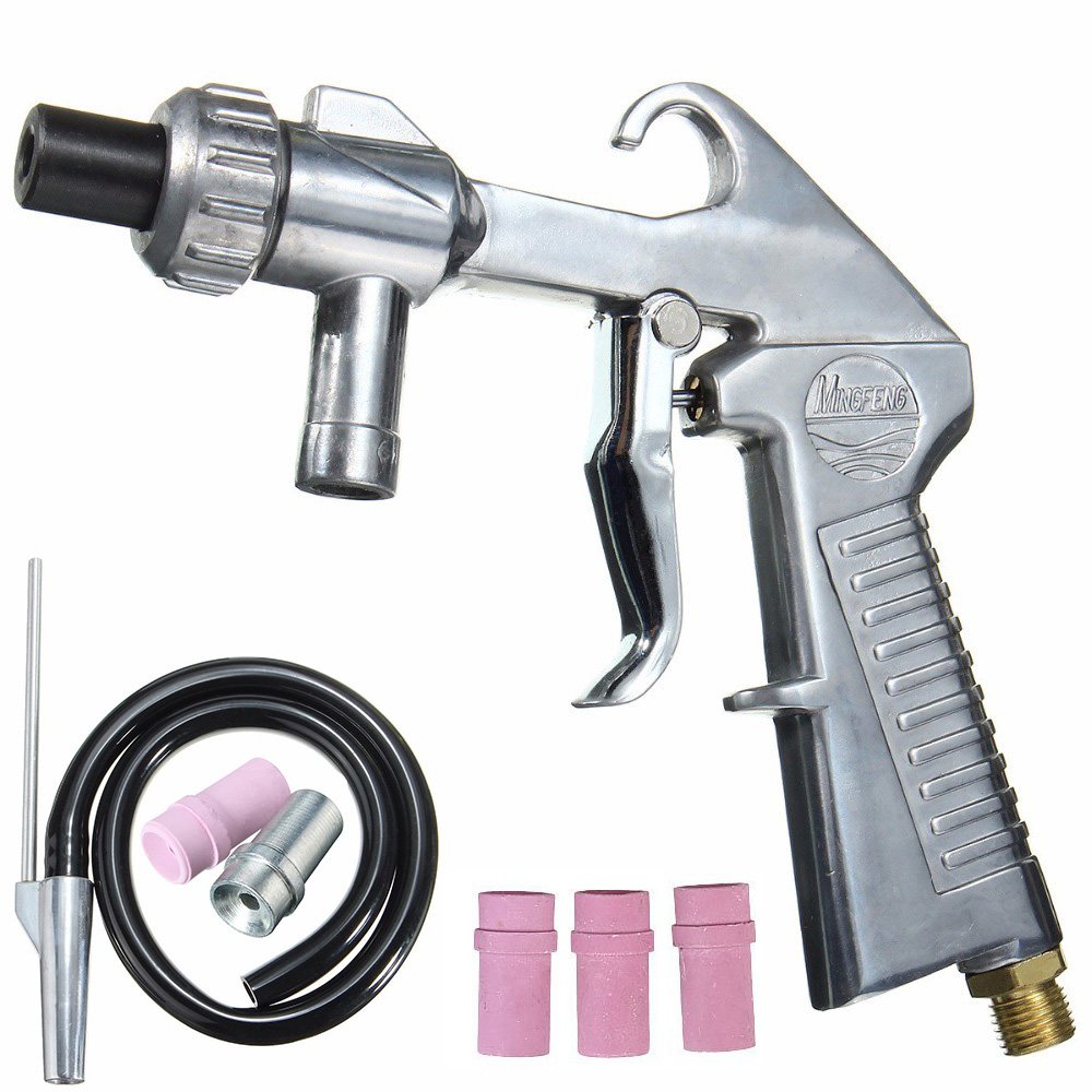 Buy Sandblaster Air Sand Blasting Gun Kit, Spray Gun Air Sand Blaster
