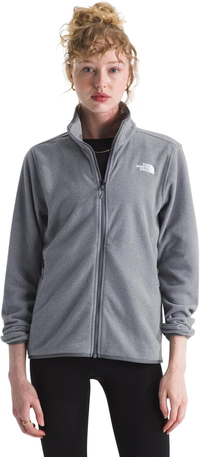 The North Face womens Glacier Fleece Jacket (Standard & Plus Size) - Soft Pullover With Zippered Hand Pockets