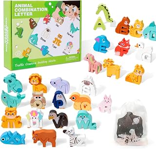 Wooden Alphabet Puzzle 52 pieces