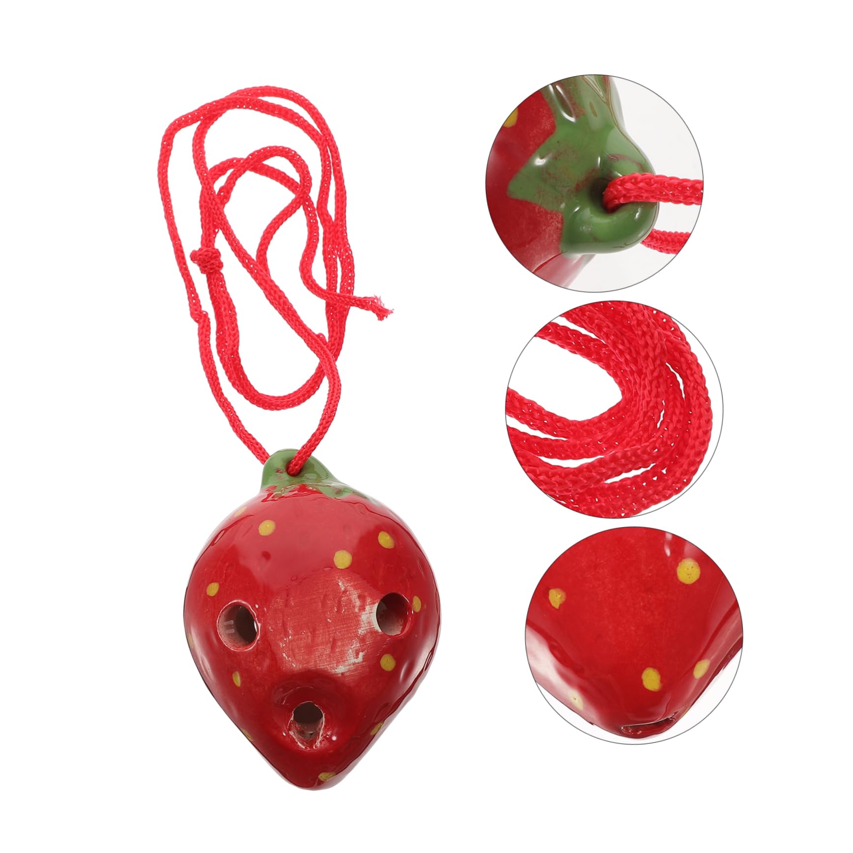 Amazon | OFFSCH ストロベリーオカリナ 6穴 管楽器 男の子と