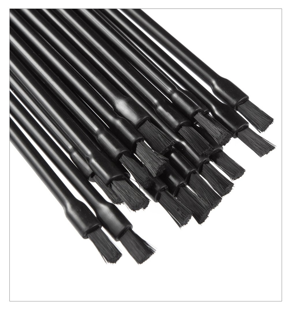 100 Pièces Jetables Lèvres Pinceaux Jetables Lèvres Brosses Kits d'Outils Maquillage, Noir