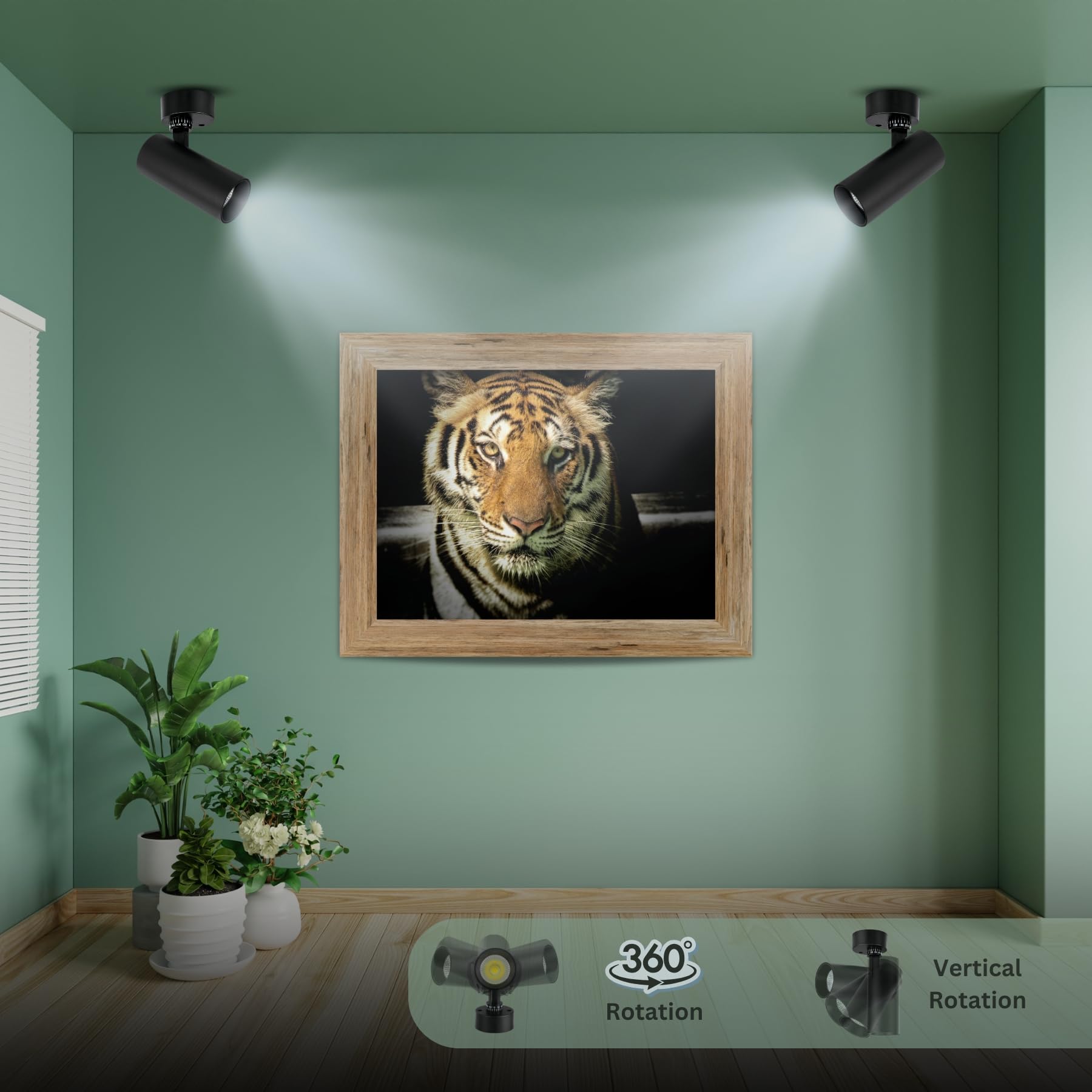 Panasonic 10 Watts LED Round Surface Spot Light, Water and dust