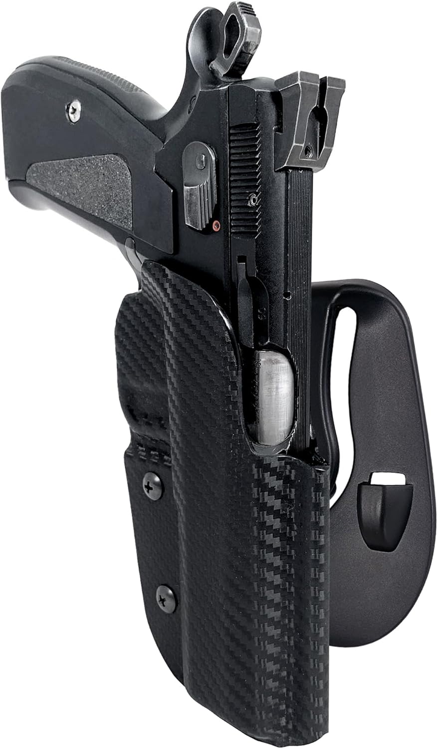 Black Scorpion Outdoor Gear OWB Kydex Paddle Holster fits CZ 75 SP01 Shadow, Tactical | Outside The Waistband Concealed Carry Holster