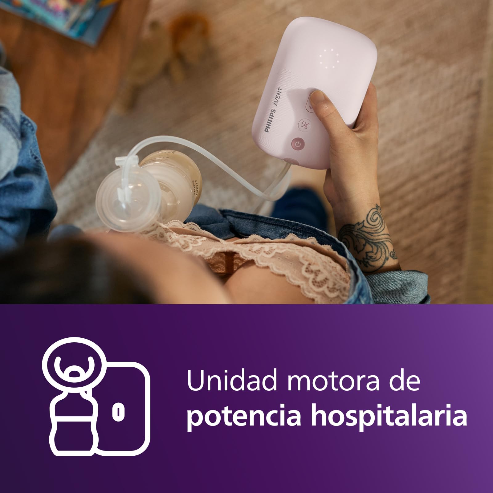 Philips Avent set de regalo para la lactancia materna, extractor de leche eléctrico sencillo con potencia hospitalaria, biberones, chupetes y más, efectivo para las madres, SCD340/31