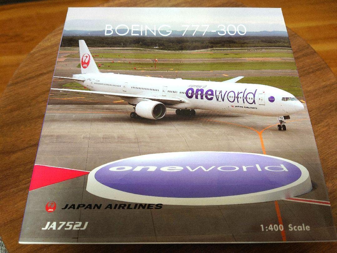 Amazon.co.jp: JAL 777-300 JA752J one world塗装1/400 : おもちゃ 