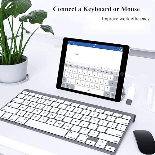 Miniatura 7 de Paquete de 2 adaptadores de cámara Lightning a USB, certificado Apple MFi Lightning hembra USB OTG adaptador para iPhone 14 13 12 11 Pro Max XS XR X