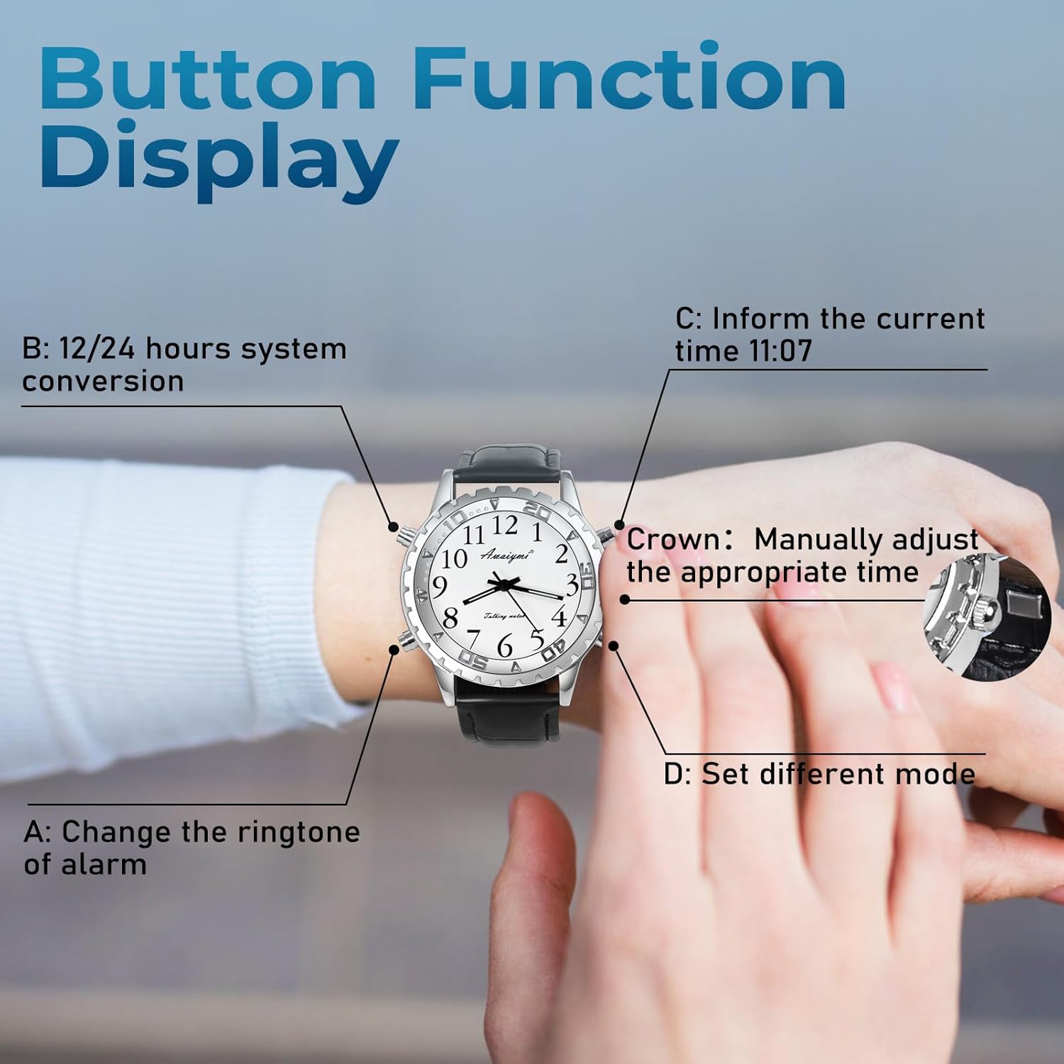 Reloj parlante Relojes parlantes Inglés para ciegos Ecuador Ubuy