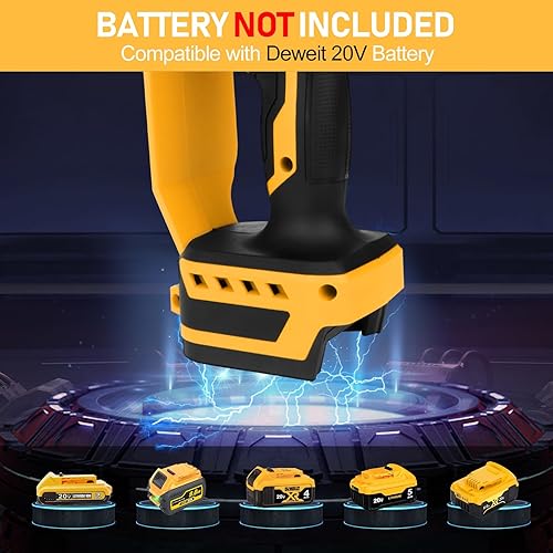 Miniatura 7 de Mini motosierra inalámbrica compatible con batería Dewalt de 20 V (sin batería, solo herramienta) Motosierra eléctrica de mano sin escobillas de 12