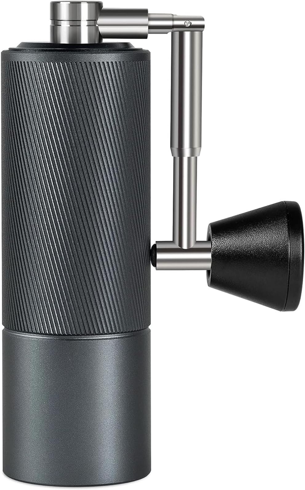 TIMEMORE Manual Timemor C2 Fold New Larger Capacity 20 Gram Adjustable Coarseness Lightweight Energy Saving Portable Easy Clean Stainless Steel Coffee Grinder Gray (with Brush)