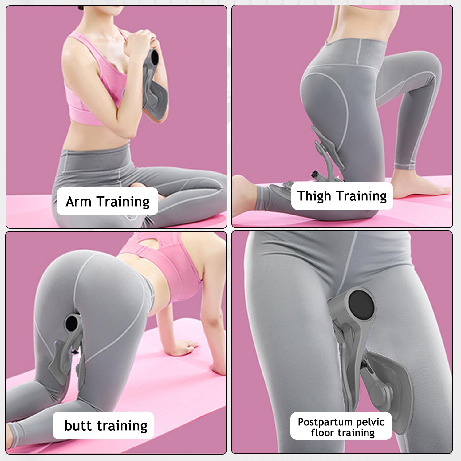 Allenatore per cosce, per donne e uomini, per pavimento pelvico, per donne, per gambe, per cosce, pavimento pelvico, gambe, per allenamento a casa, viola