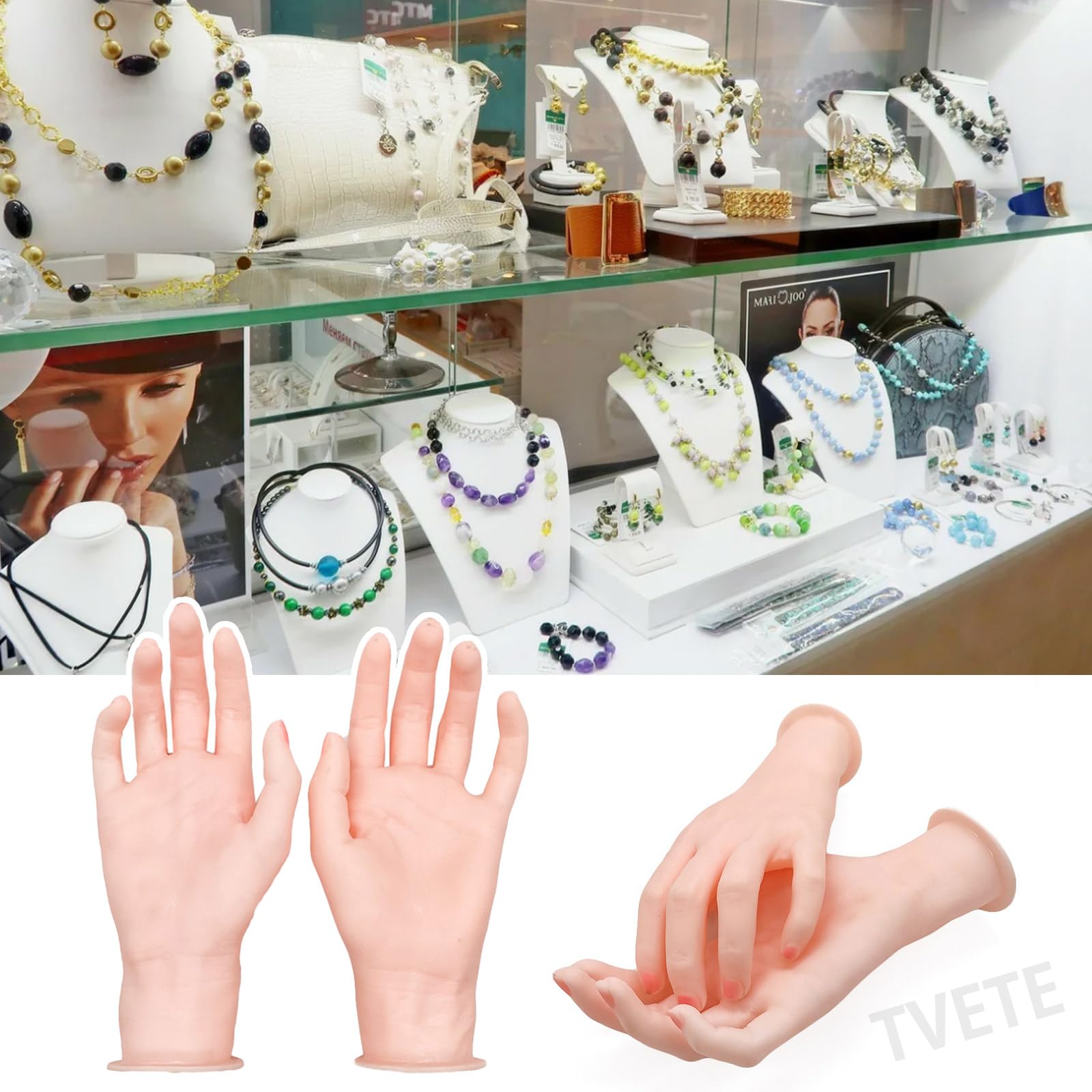 Amazon.co.jp: TVETE シリコン ハンドモデル ハンドトルソー ネイル
