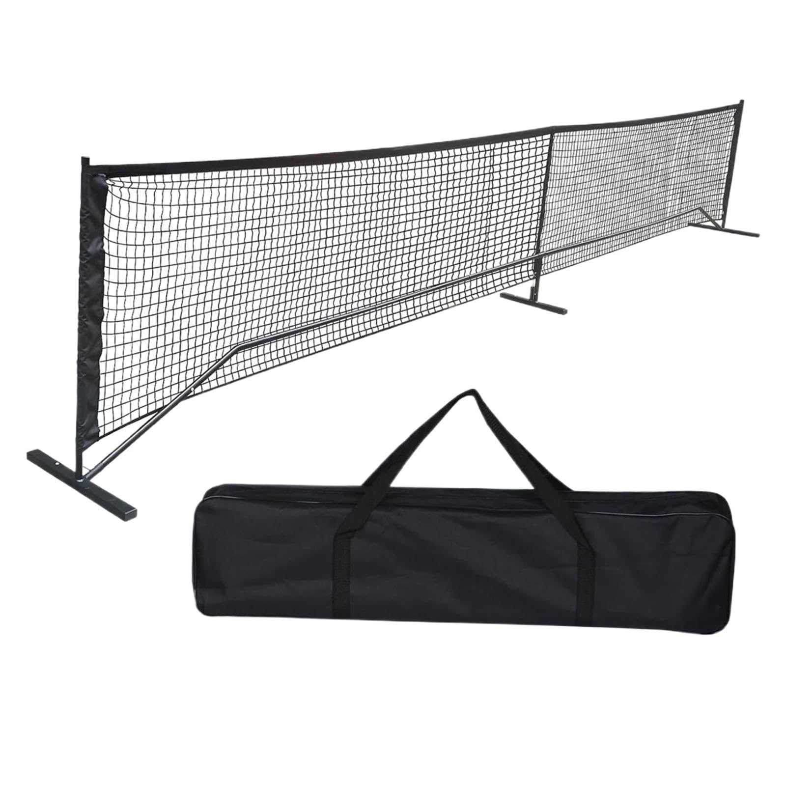 Rete da pickleball Set di rete portatile for pickleball da 22 piedi, for gioco, for parco giochi pubblico, for interni ed esterni, for prato, cortile, allenamento