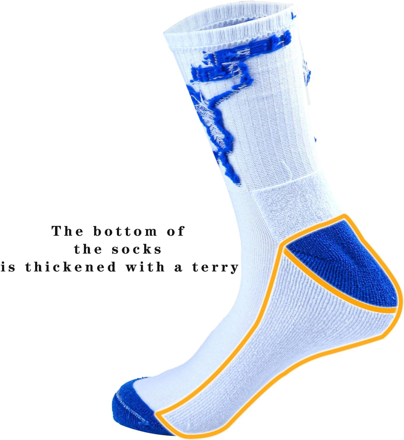 Pickleball crew socks, pickleball outfit and funny socks for women and men. - Image 5