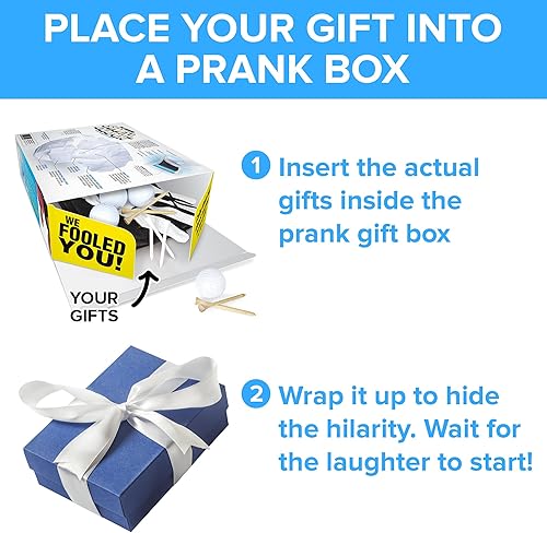 Miniatura 3 de Laughing Smith Caja de regalo de broma de pañales para personas mayores, caja de broma vacía para regalos, caja de broma para cumpleaños y eventos,