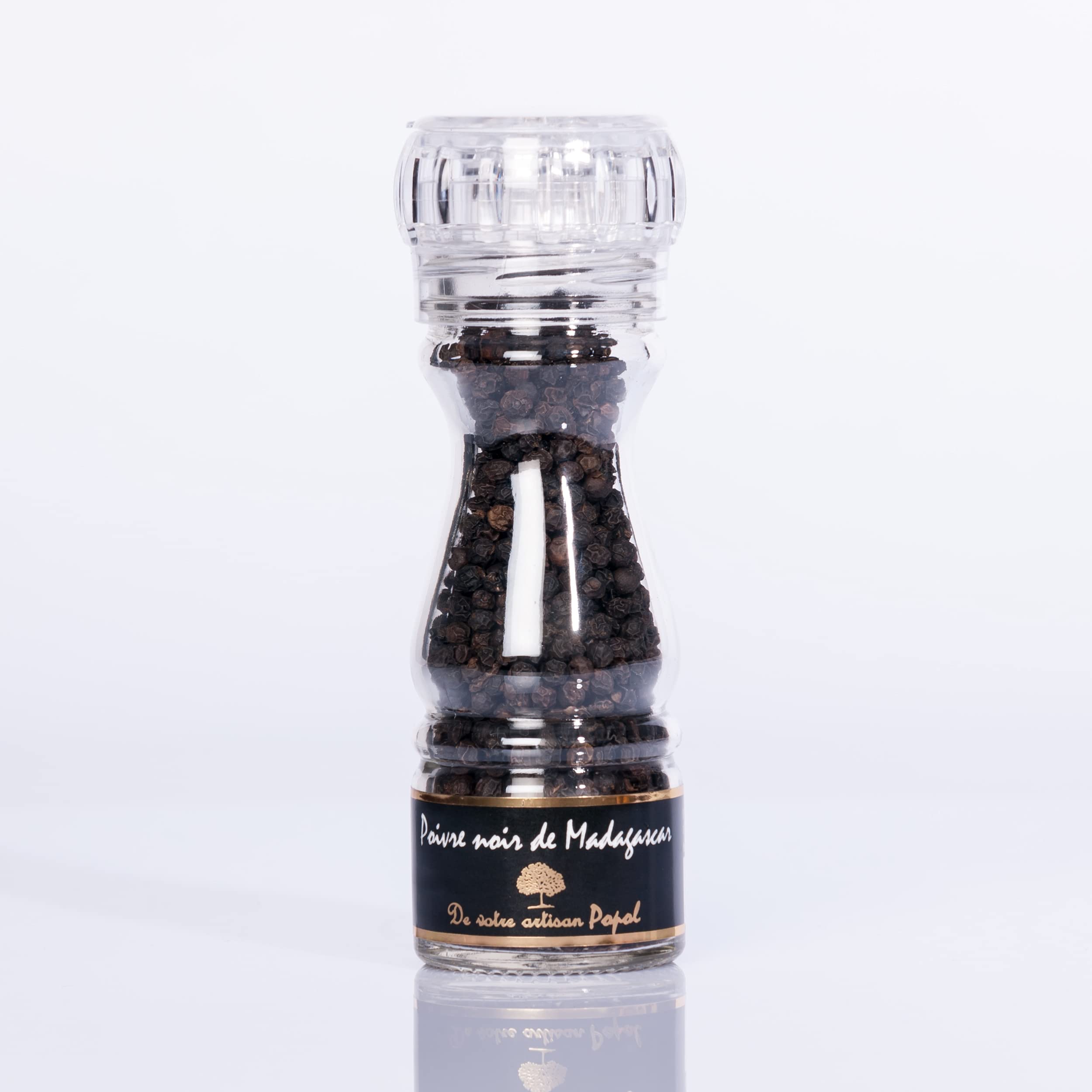 Popol Coffret Sels Et Poivres - Moulins Pour Un Assaisonnement Parfait | Sel Rose De L'Himalaya Poivre Noir Sarawak Au Piment D'Espelette Le Cadeau Idéal , 3 Unité (Lot 1)