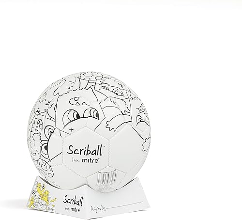 Miniatura 3 de mitre Scriball Ooodles, mini fútbol personalizable, regalo ideal para todas las ocasiones, talla única