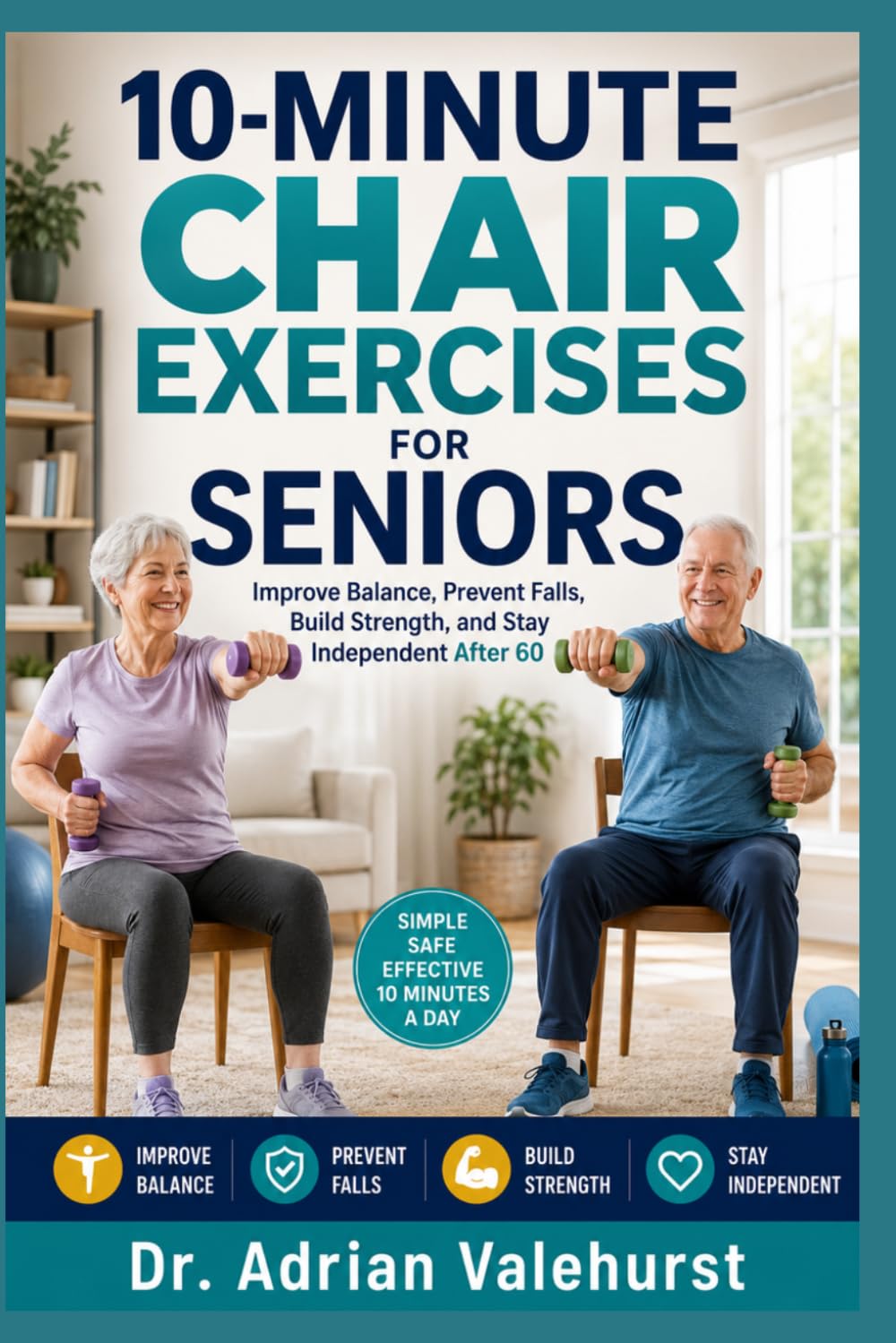 10-Minute Chair Exercises for Seniors: Improve Balance, Prevent Falls, Build Strength, and Stay Independent After 60