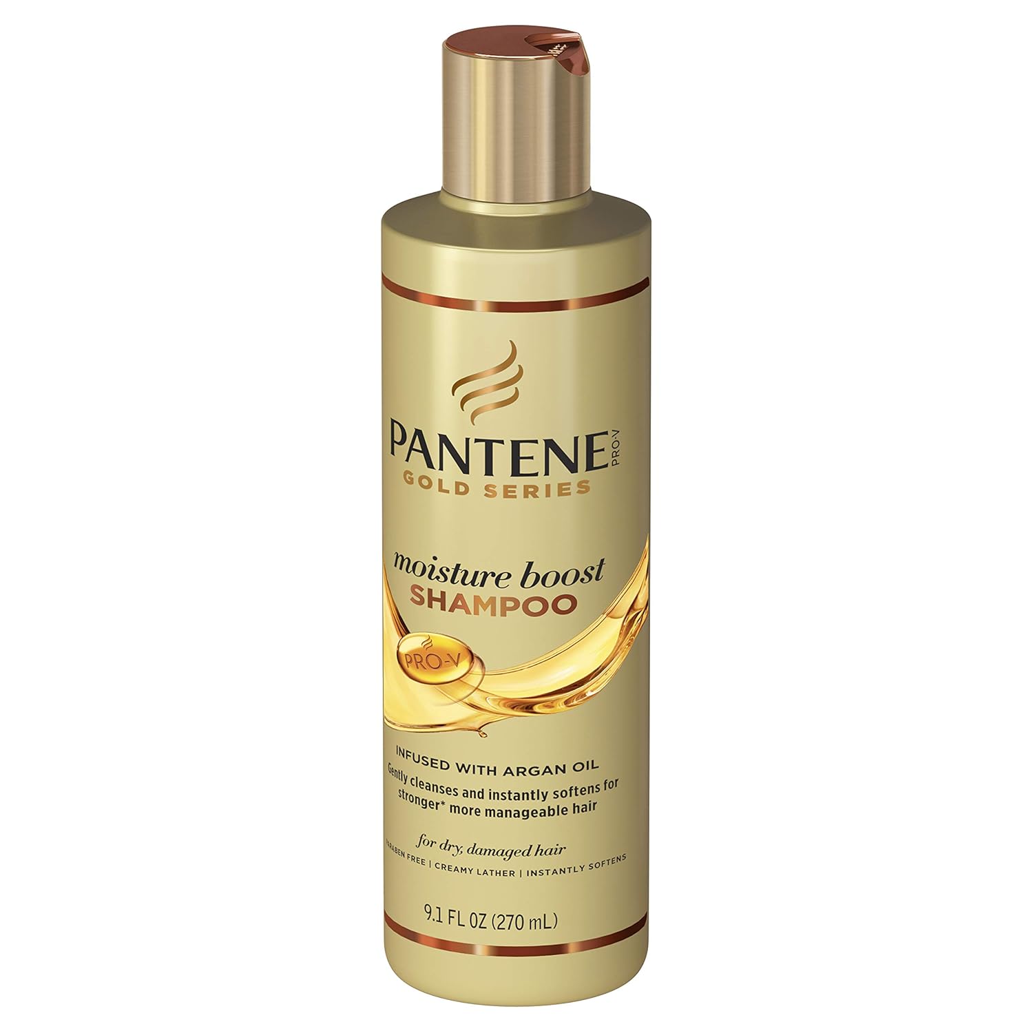 Pantene Pro-V Gold Series Moisture Boost Shampoo, 9.1 fl oz - Image 6