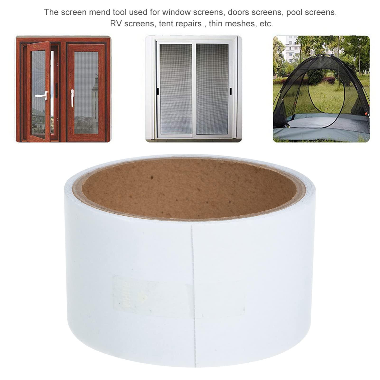 Baluue 5 Rollen Reparaturband Für Fenstergitter Türgitter-set Starker Klebstoff Installieren Robust Für Zelt Pool