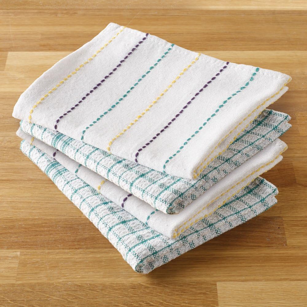 Tea Towels (4) Home & Kitchen