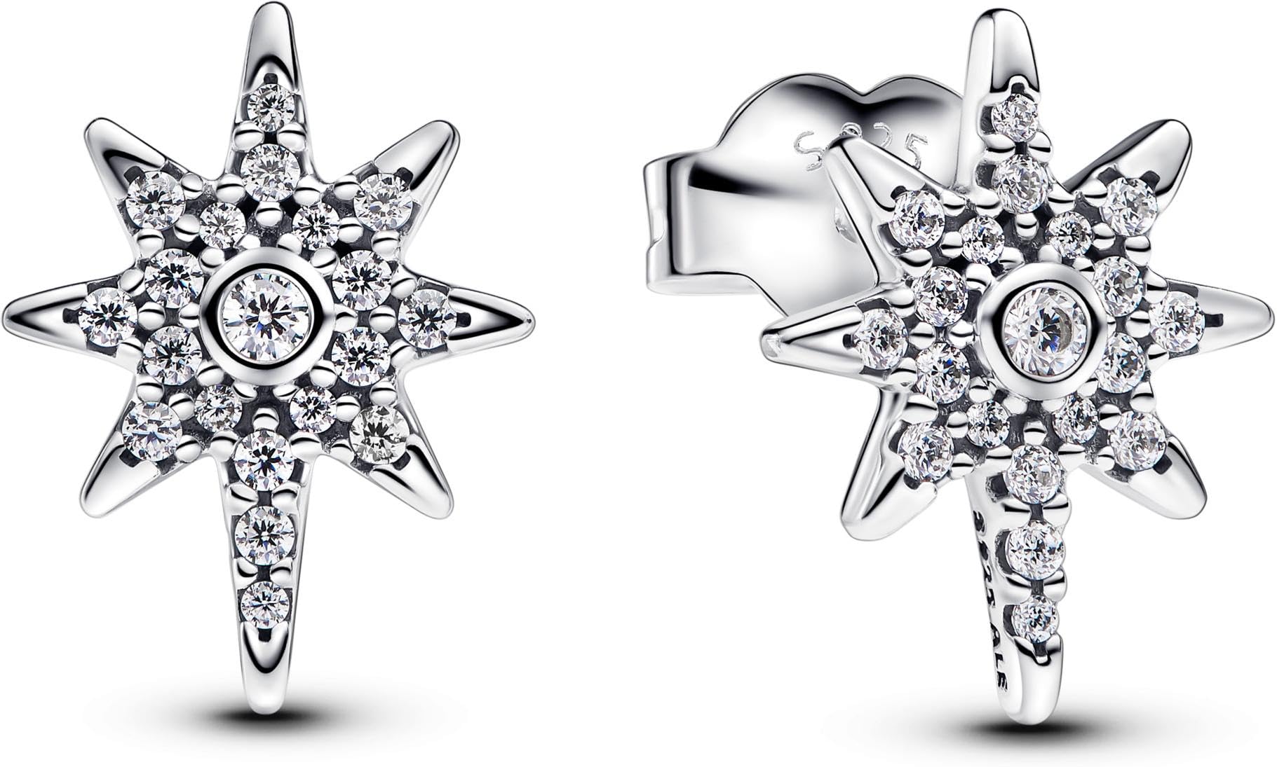 Pandora Sterling silver Cubic Zirconia Clear 293587C01 Orecchini