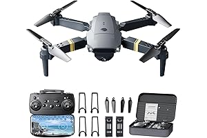 Drone with Camera Under 20: Foldable Quadcopter with FPV Live Video for Kids